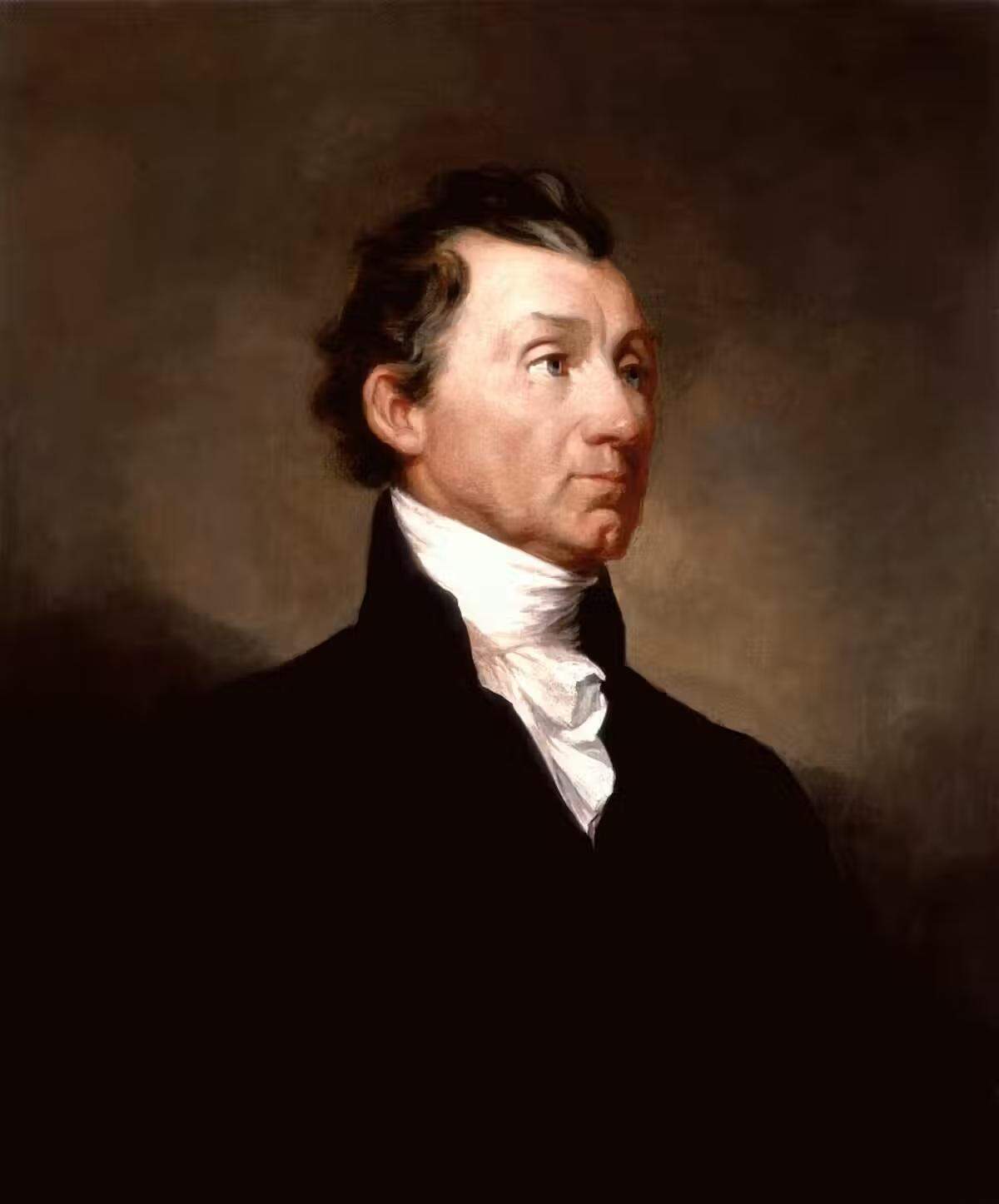 Retrato de James Monroe, presidente de Estados Unidos entre 1817 y 1825. 