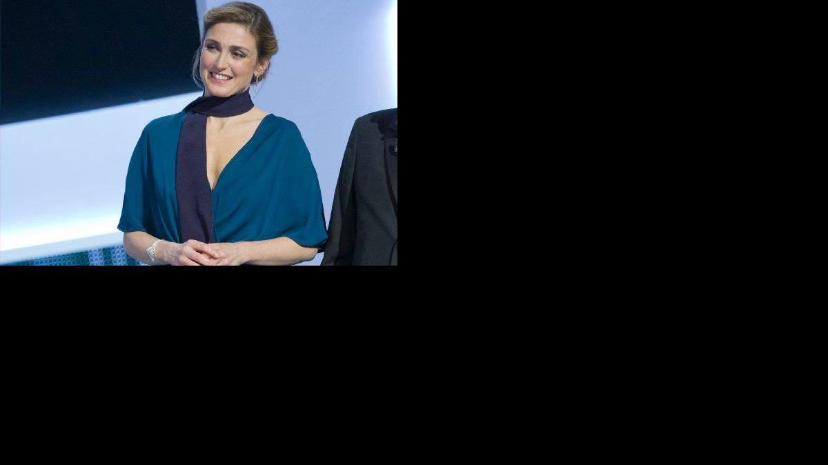 La actriz Julie Gayet