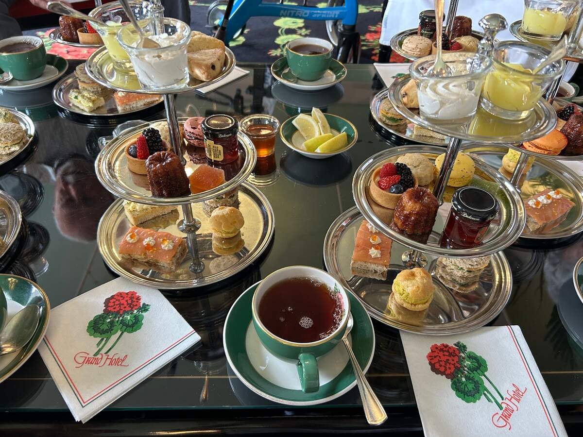Té en el Grand Hotel de la Isla Mackinac.