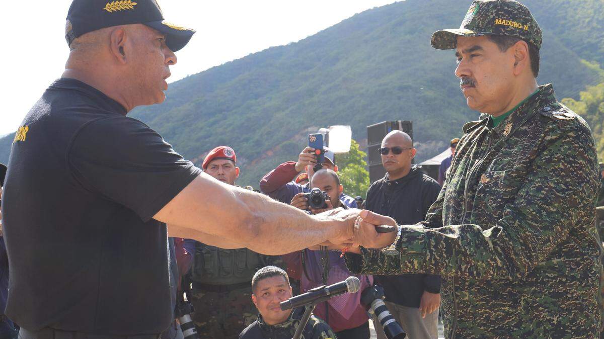 Venezuelan ruler Nicolás Maduro at a military event. Photo: Office of the presidency of Venezuela