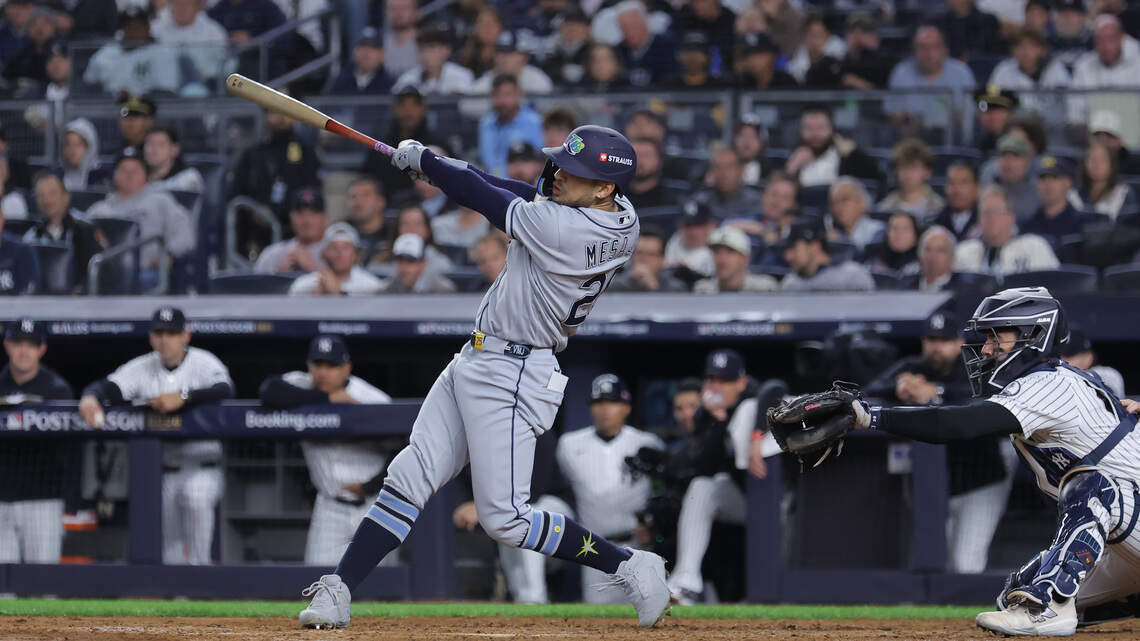 Víctor Mesa Jr. hunde a los Yankees con decisivo jonrón y los Rays pasan la escoba en la Serie Divisional
