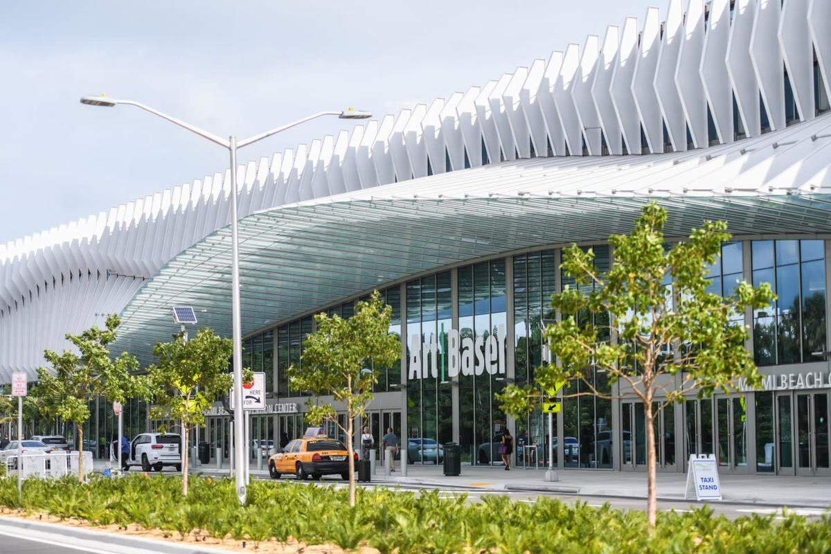 Art Basel at the Miami Beach Convention Center in December 2023.