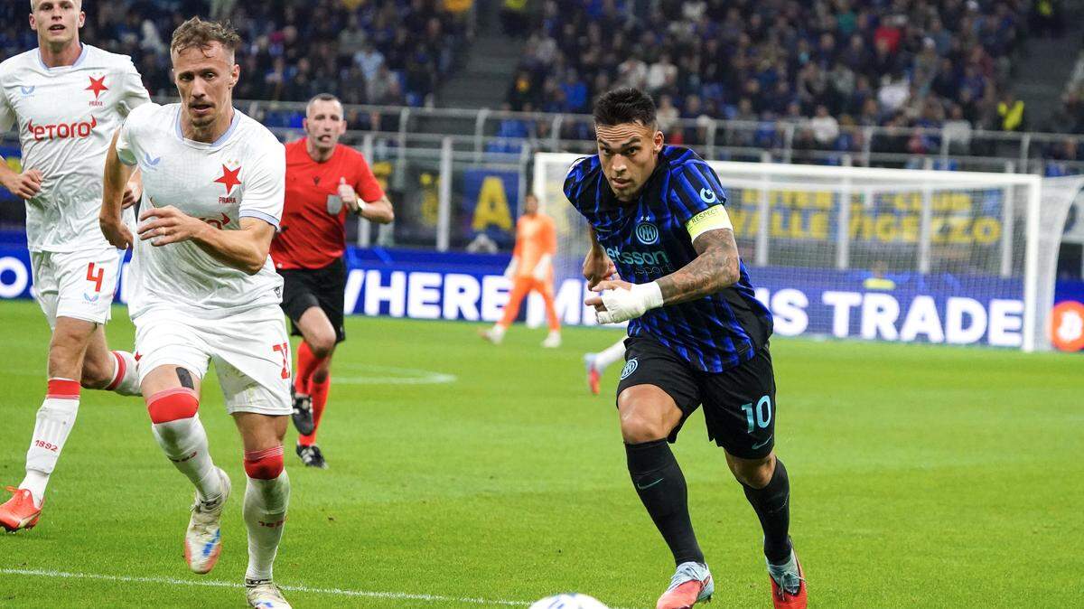 Con un doblete de Lautaro Martínez, el Inter de Milán cumplió sin excesivas complicaciones con una victoria en casa por 3-0 ante el Slavia de Praga, este martes en la segunda jornada de la Liga de Campeones europea.