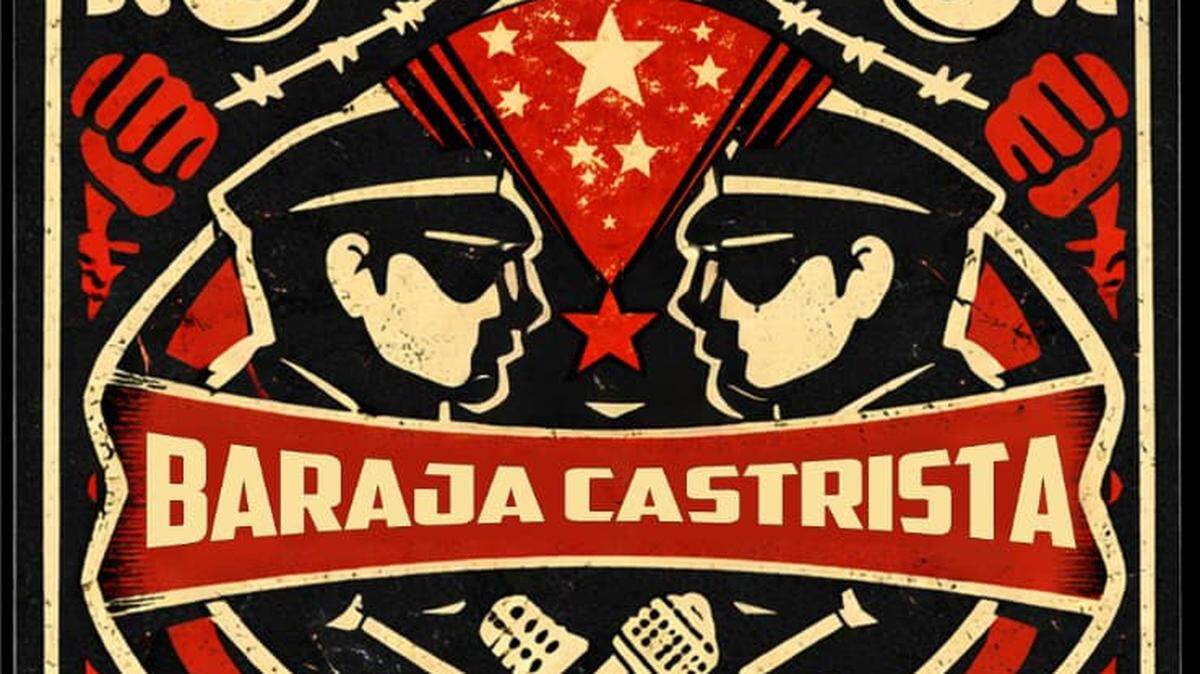 Diseño de la “Baraja Castrista” en español, un nuevo juego de cartas creado en Miami que revela cómo está organizado el poder en Cuba.