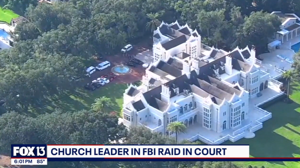 La mansión, ubicada en el área de Tampa, era el hogar de Michelle Brannon, quien ayudó a dirigir la Iglesia Global del Reino de Dios junto con su fundador, David Taylor, según las autoridades.