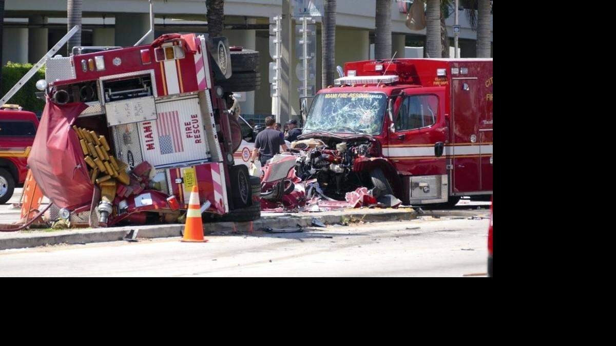 Un bombero de Miami enfrentará una suspensión por “haber violado las reglas del departamento”, cuando no se detuvo en una luz roja y chocó contra otro camión de bomberos en agosto.