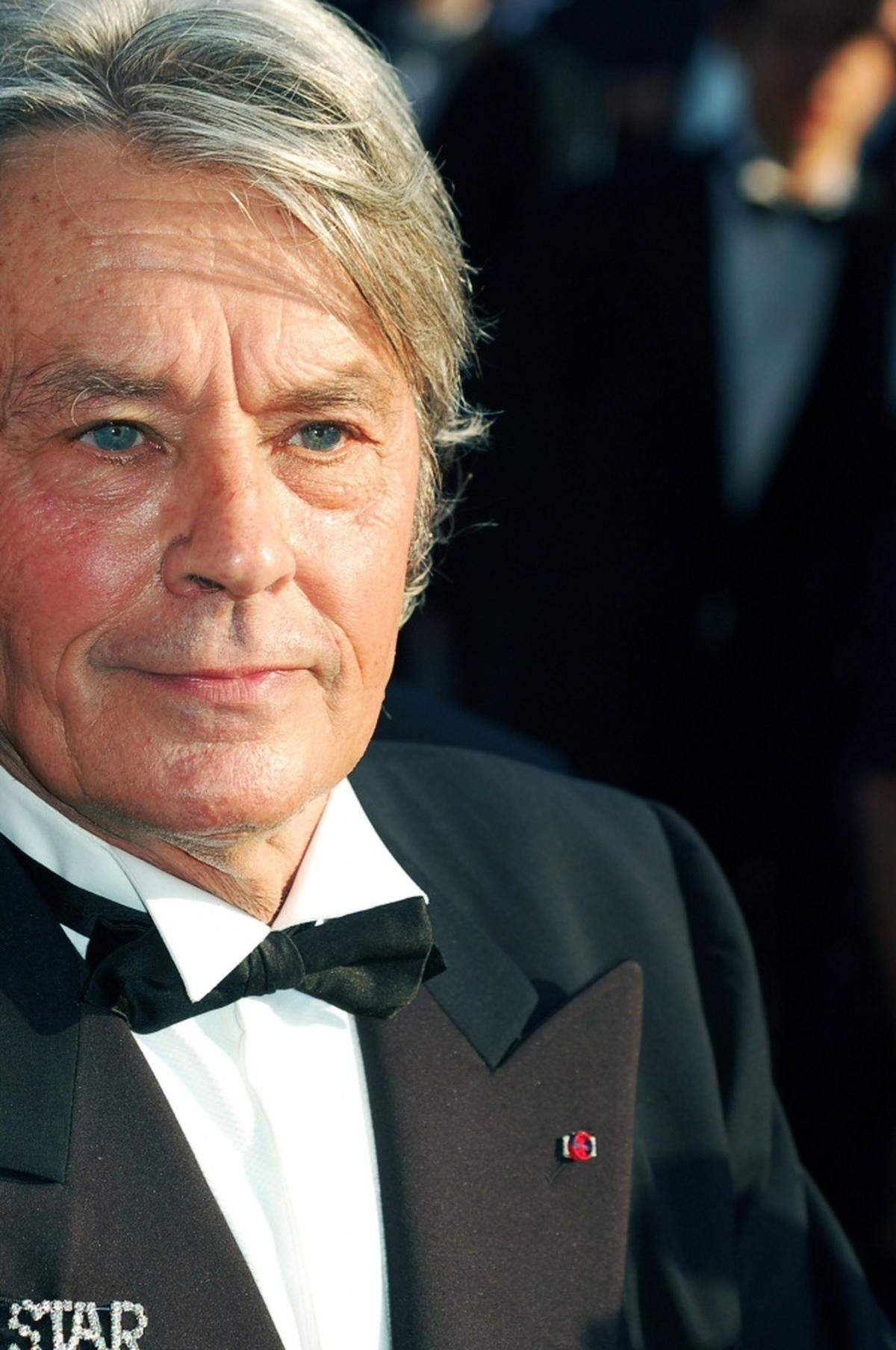 Alain Delon en el Festival de Cannes, 2007.