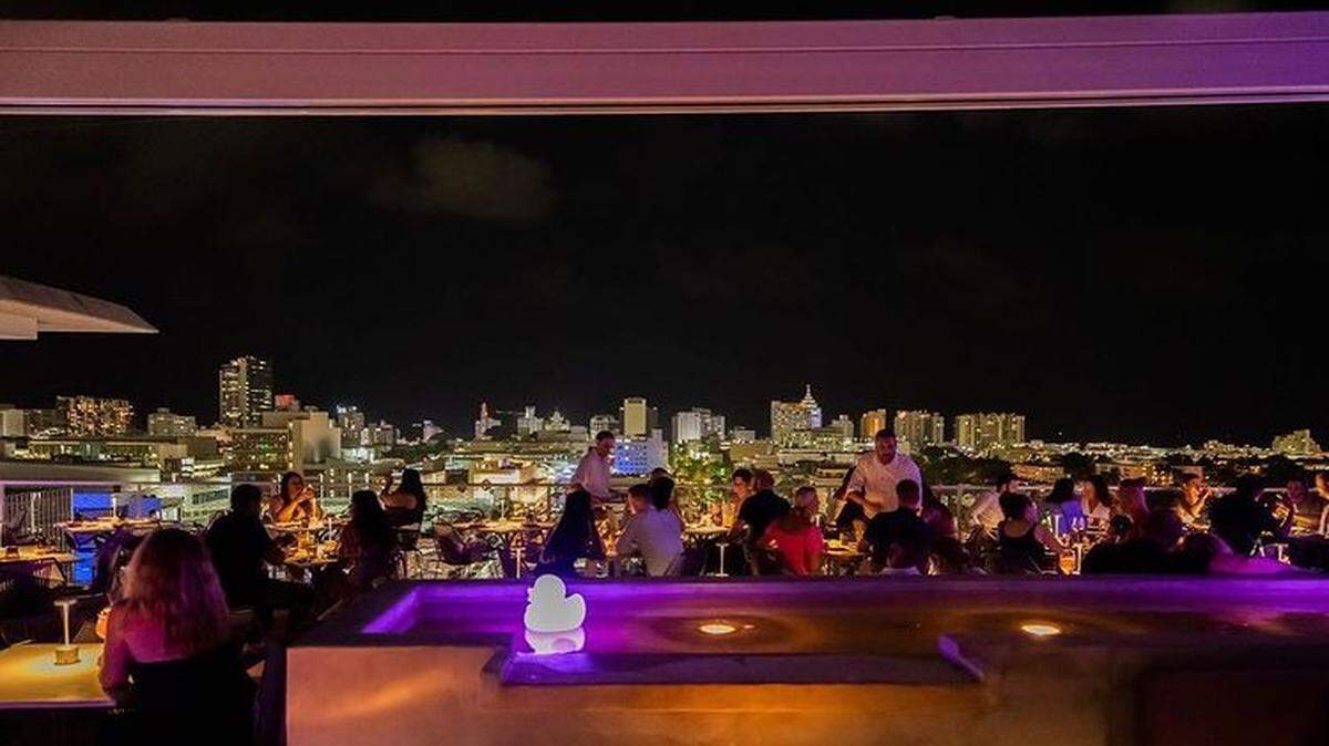 Juvia cuenta con algunas de las mejores vistas de Miami, sin mencionar la deliciosa cocina.