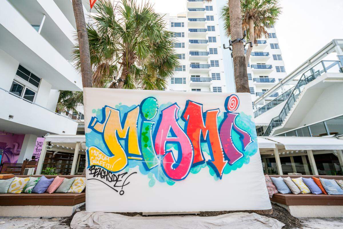 Museum of Graffiti Beachside at The Confidante Miami Beach