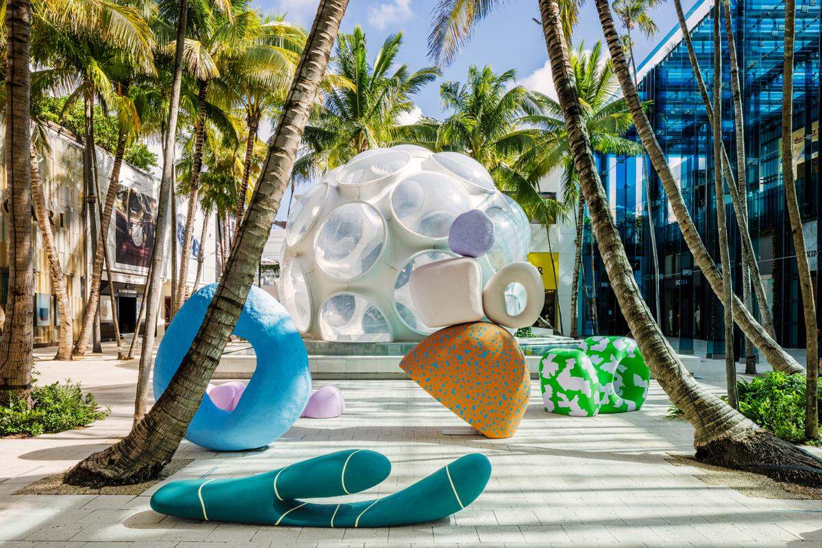 "Tomorrow Land”, instalación de arte público interactiva en Design District, hasta mayo de 2022.