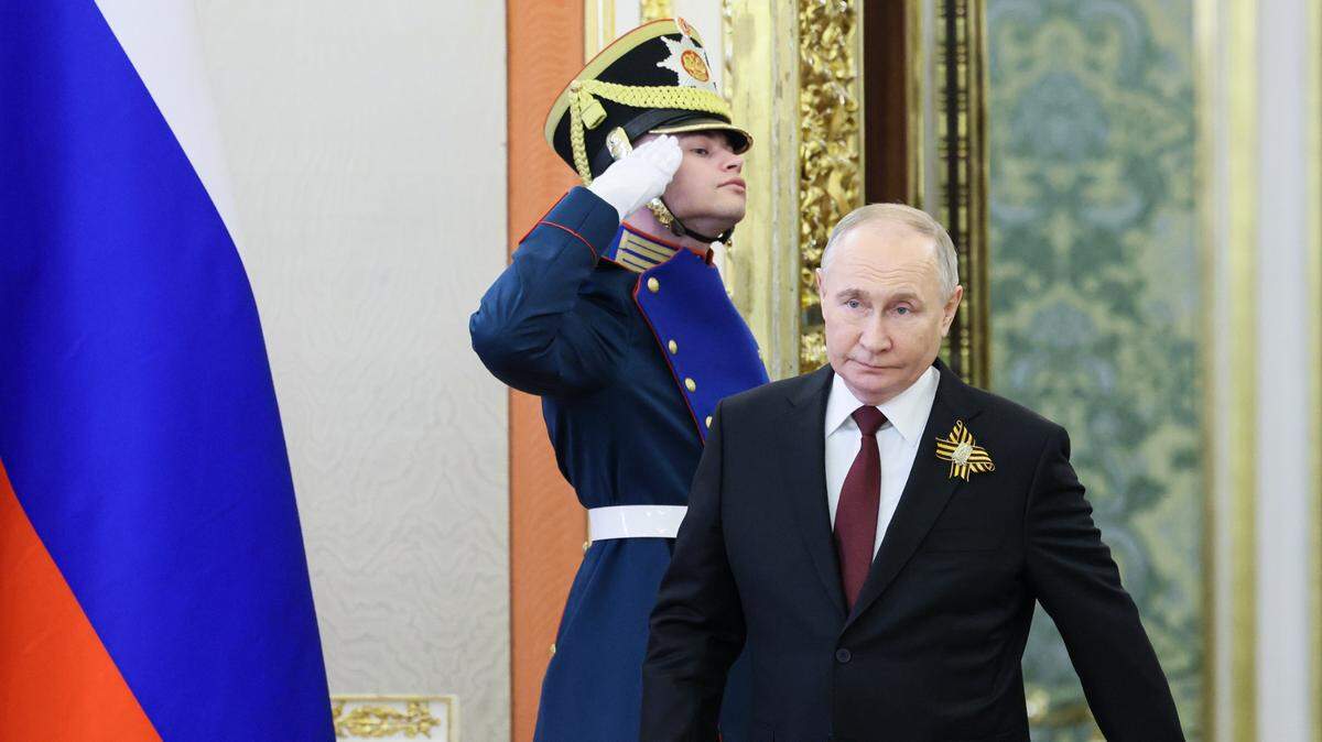 El gobernante de Rusia, Vladimir Putin, visto en el Kremlin, Moscú, el jueves 9 de mayo de 2024.