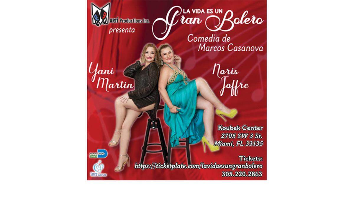 “La Vida es un Gran Bolero” en el El Koubek Center.