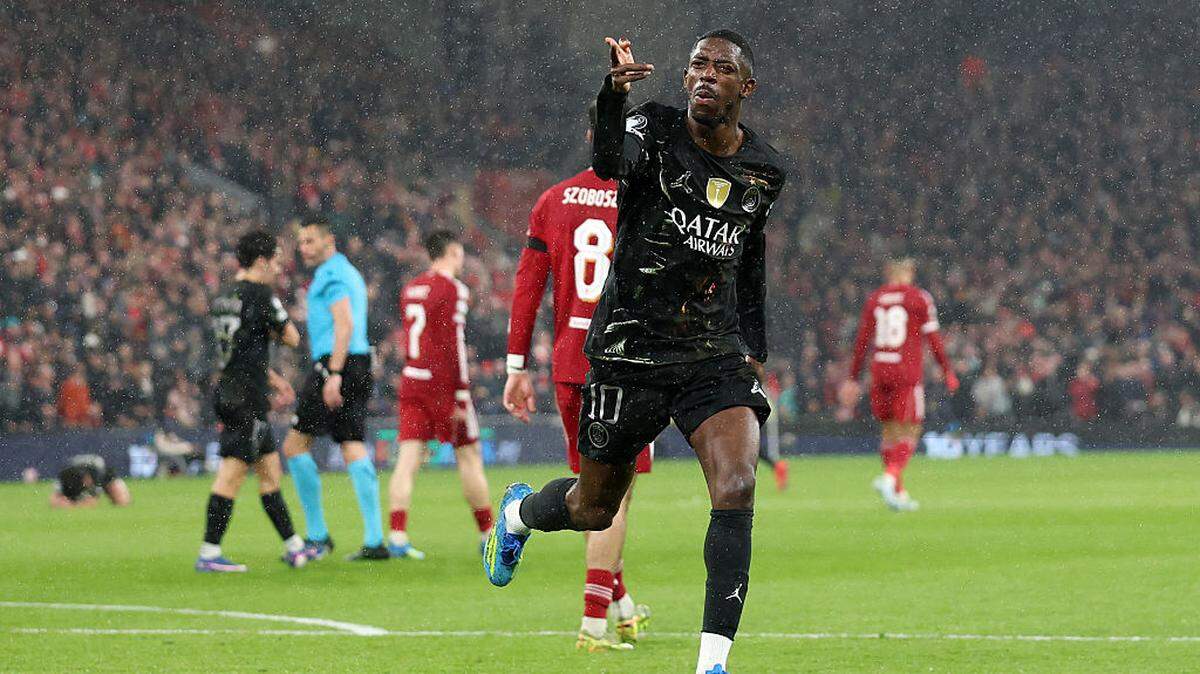 Con dos goles de Ousmane Dembélé, el Paris Saint-Germain derrotó 2-0 a Liverpool en el partido de vuelta de los cuartos de final de la Liga de Campeones celebrado el 14 de abril de 2026 en Liverpool. 