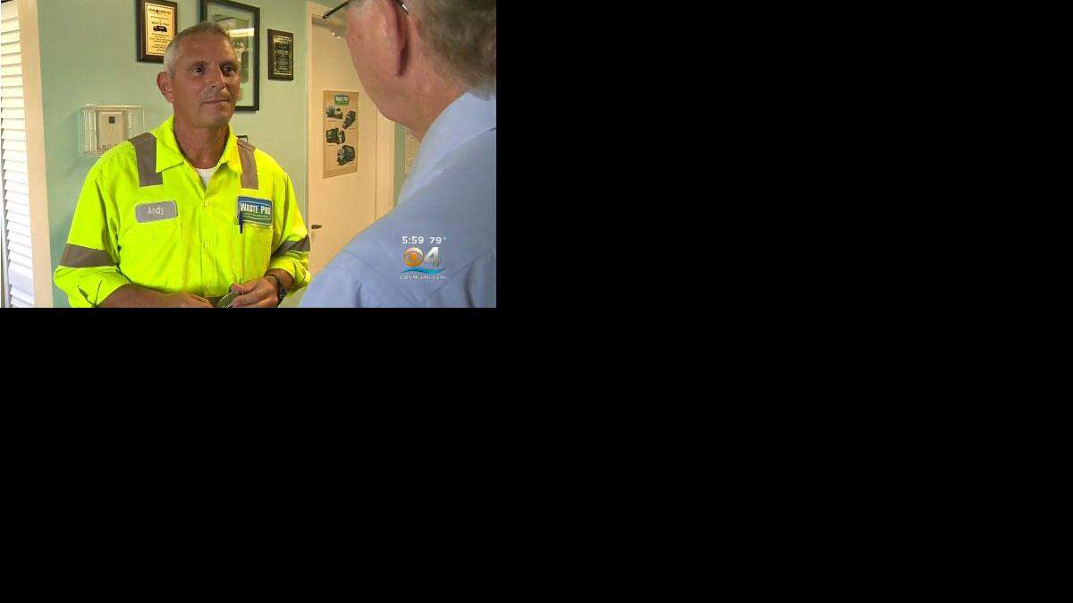 Andy Pérez expresó sentirse muy feliz al saber que el niño estaba vivo en el hospital. Cortesía CBS4