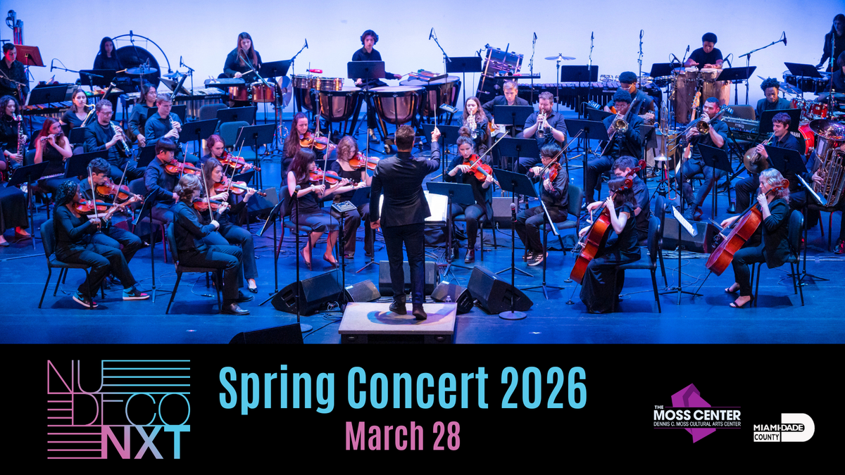 Nu Deco NXT Spring Concert 2026 en el Moss Center.