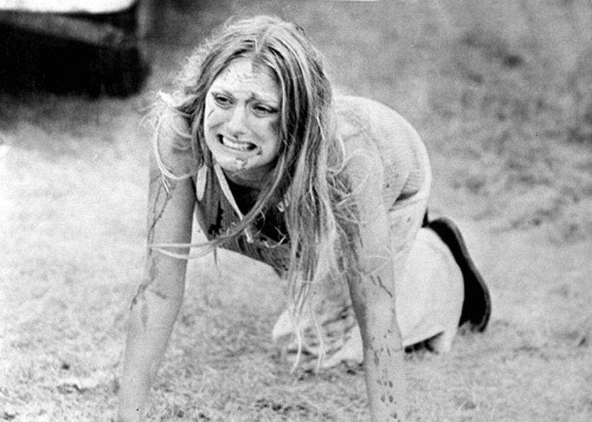 Marilyn Burns en la película de terror “The Texas Chain Saw Massacre” (1974) en Coral Gables Art Cinema.