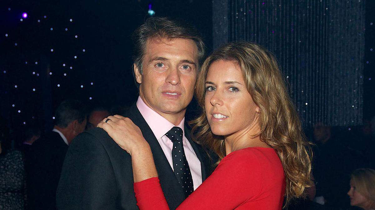 Juan y Maki Soler en el Diamond Ball en Miami, en el 2012.