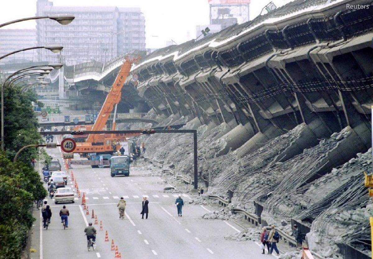 Kobe, en Japón, se han mantenido intactas algunas de las zonas devastadas por el gran terremoto de enero de 1995.
