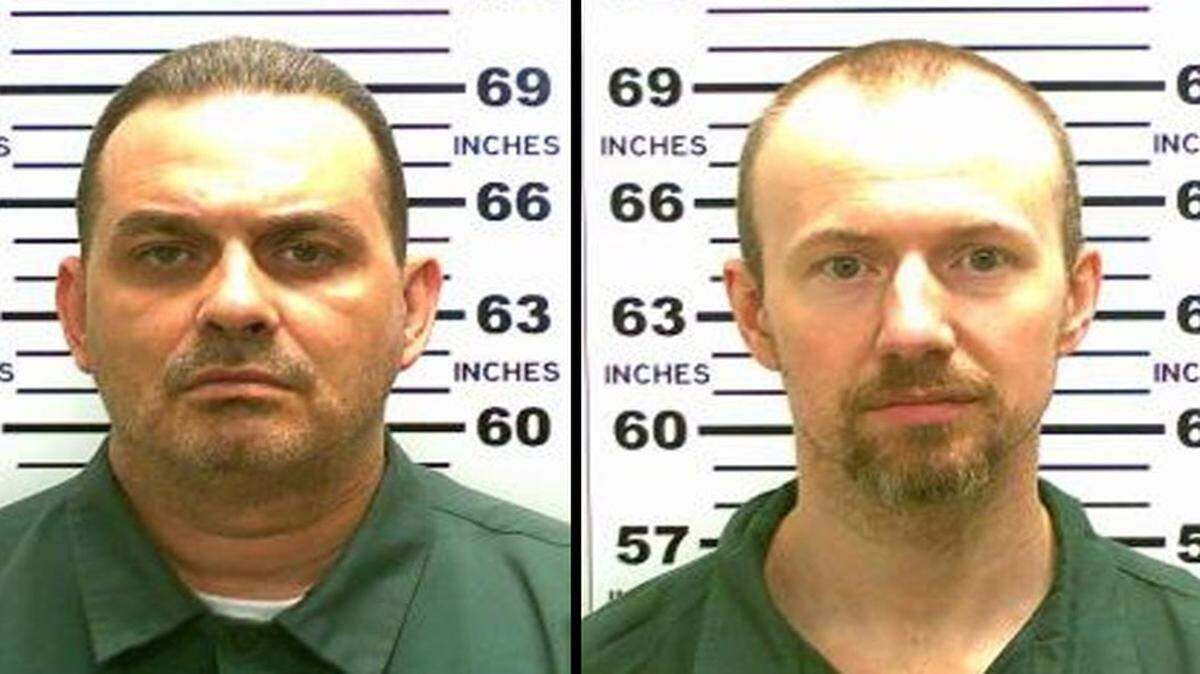 De izquierda a derecha, Richardd Matt y David Sweat. 