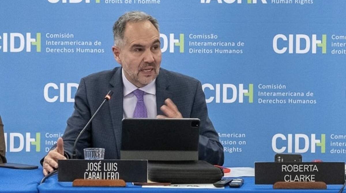 El presidente de la CIDH, José Luis Caballero Ochoa. El organismo realizará su 194° Período de Sesiones del 17 al 21 de noviembre de 2025 en el Condado Miami-Dade.
