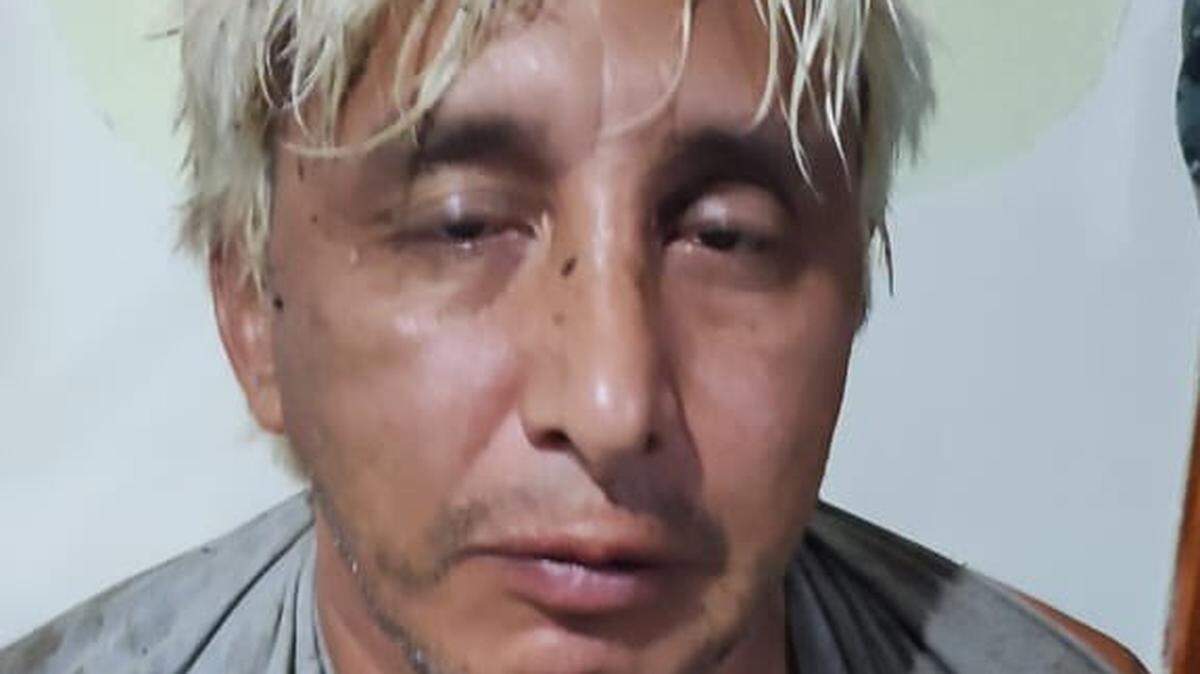Foto del líder pandillero Colón Pico compartida por la Policía de Ecuador en la red social X (antes Twitter).