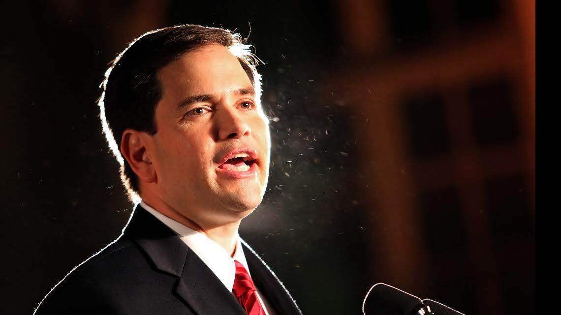 Foto de archivo. Marco Rubio  durante un discurso en el Biltmore Hotel de Coral Gables. 
