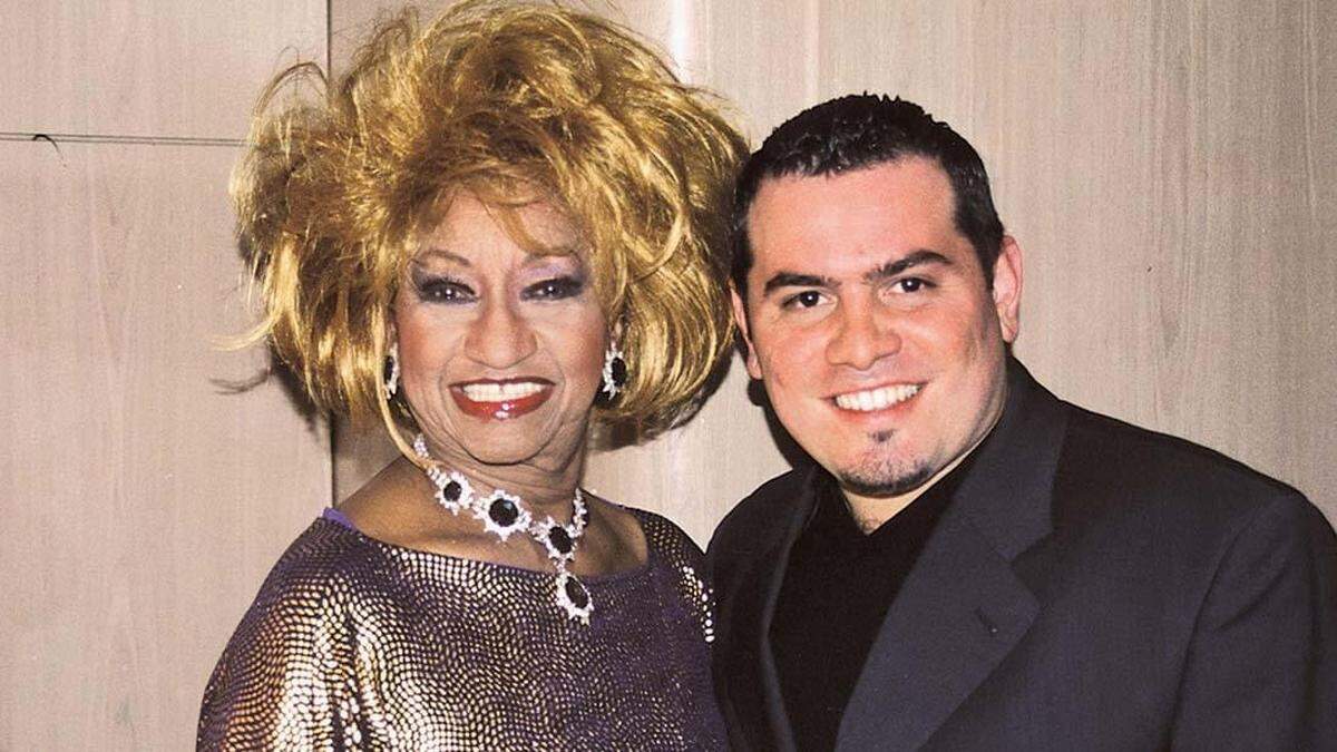 Celia Cruz y Omer Pardillo-Cid