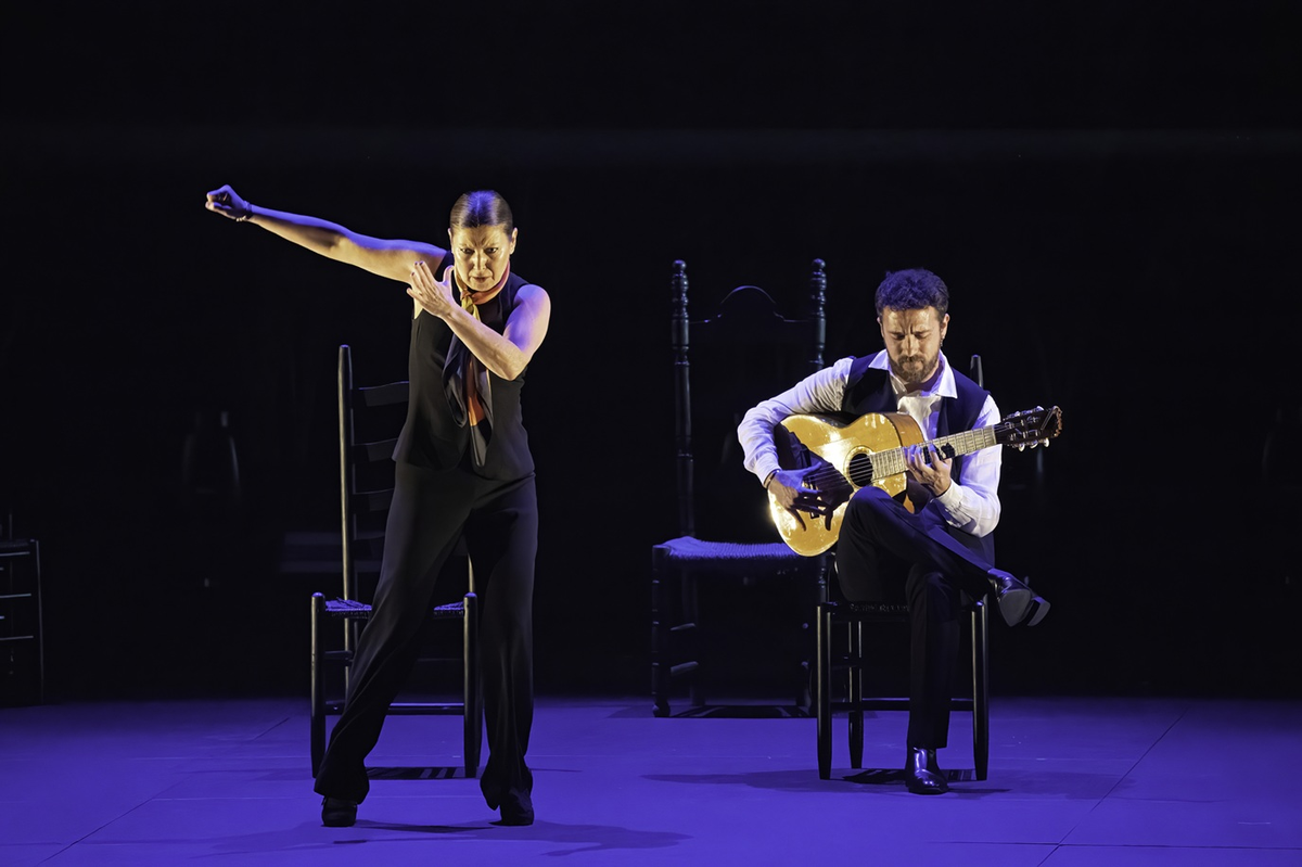 Sara Baras y Keko Baldomero en “Vuela”.