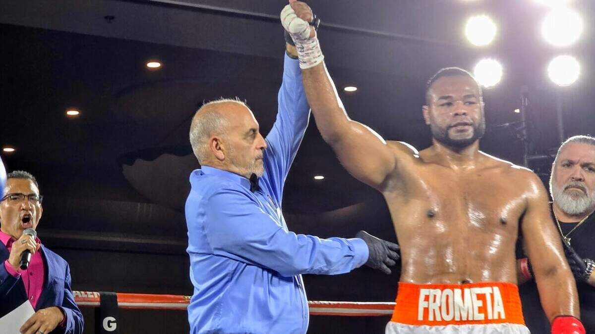 Carlos Frómeta no dejó dudas. El cubano dio un paso firme al noquear en el quinto asalto al colombiano Juan Camilo Novoa el sábado en el Hotel y Casino Miccosukee de Miami, en la velada de la promotora M&R Boxing.