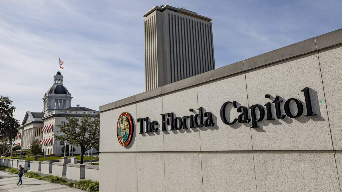 Una vista general del Capitolio de Florida, el lunes 12 de enero de 2026, en Tallahassee.