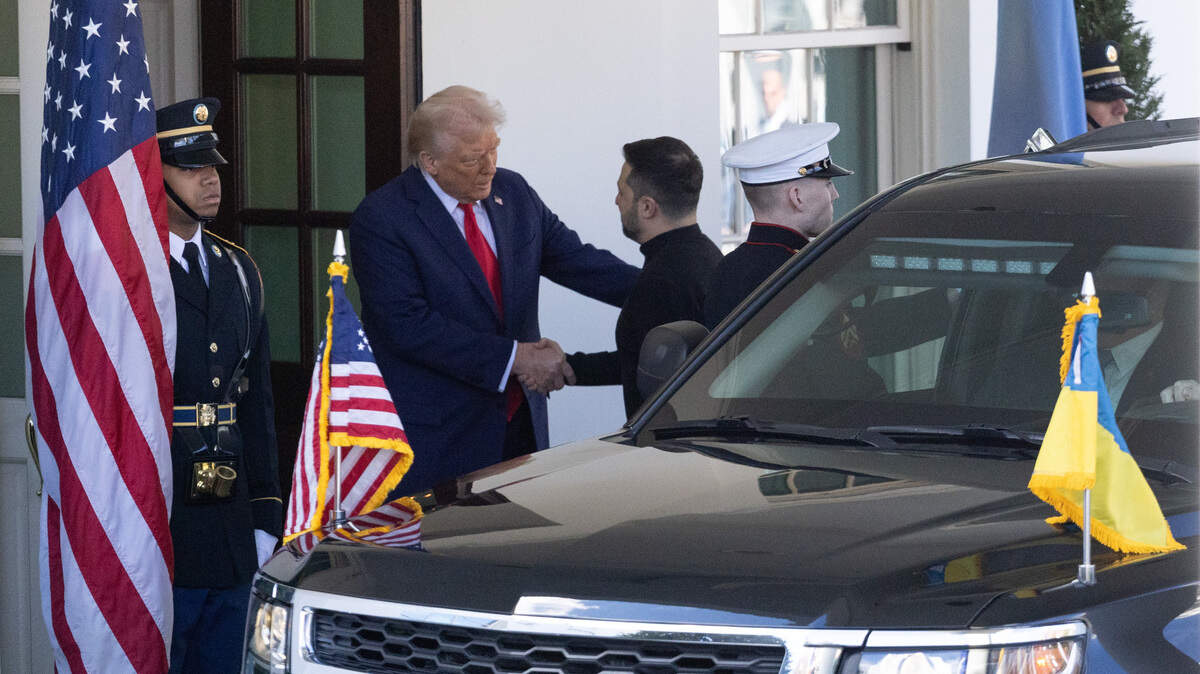 El presidente Donald Trump recibe a su homólogo ucraniano, Volodimir Zelenski, en la Casa Blanca, Washington, DC, el 28 de febrero de 2025. Al poco tiempo tuvieron un enfrentamiento verbal en la Oficina Oval que amenazó con romper la comunicación entre las dos naciones.