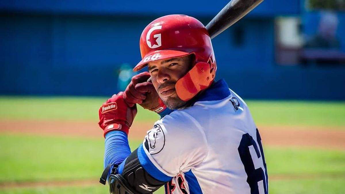Iván Prieto González, who was the bullpen catcher for Cuba’s World Baseball Classic team, stayed in Miami after Sunday’s game against the United States.