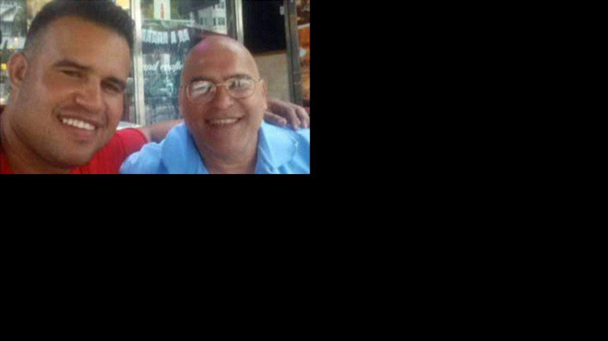 Alex Ortega y su padre Alejandro