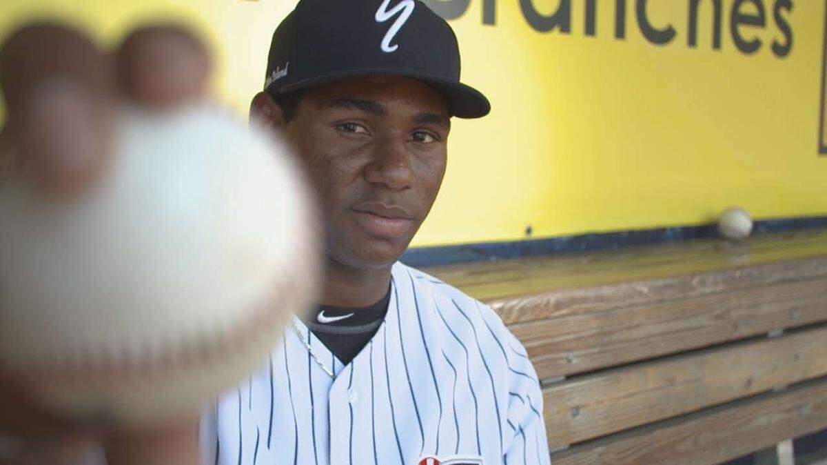 JORGE GUZMAN representa a los Marlins en el Juego de las Estrellas del Futuro este domingo.