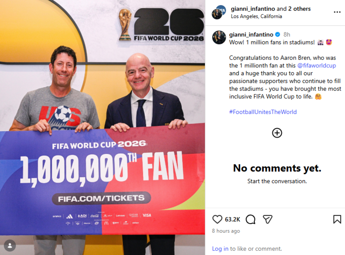 El Mundial 2026 ha alcanzado el millón de aficionados en los estadios en los primeros cinco días de competición.