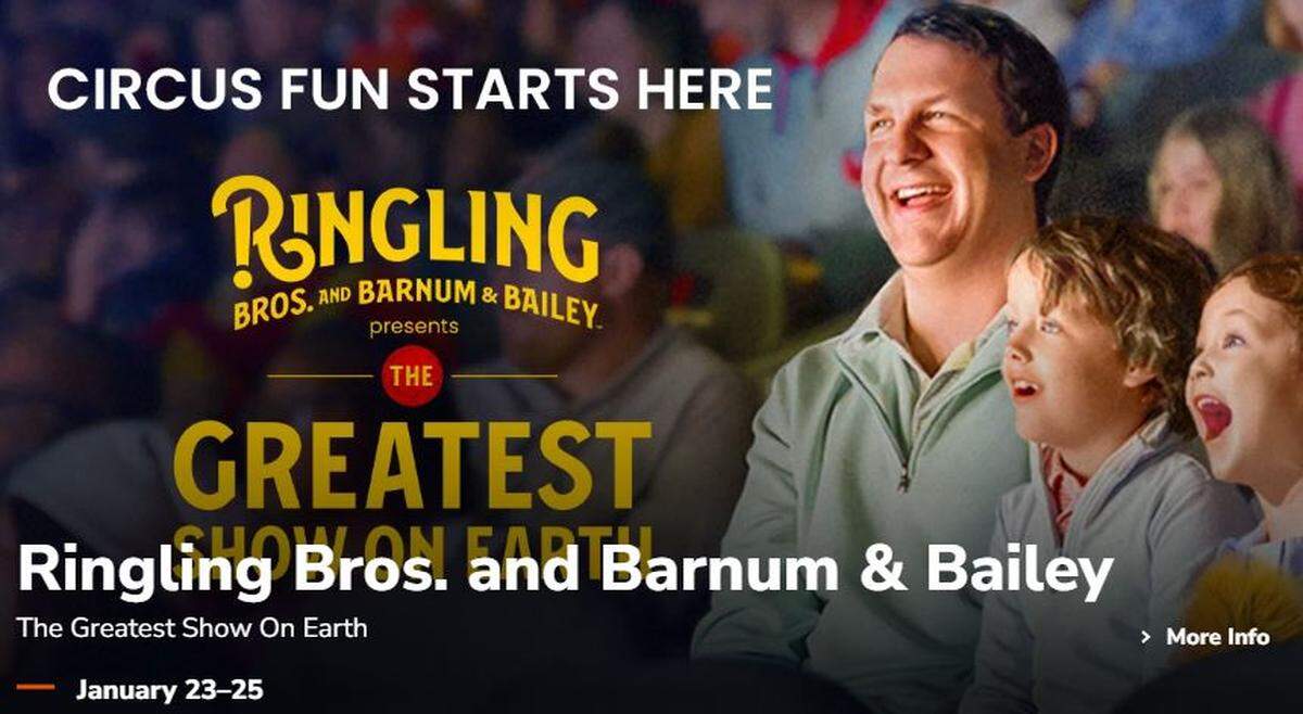 Llega el circo de Ringling Bros and Barnum & Bailey a la Amerant Bank Arena.