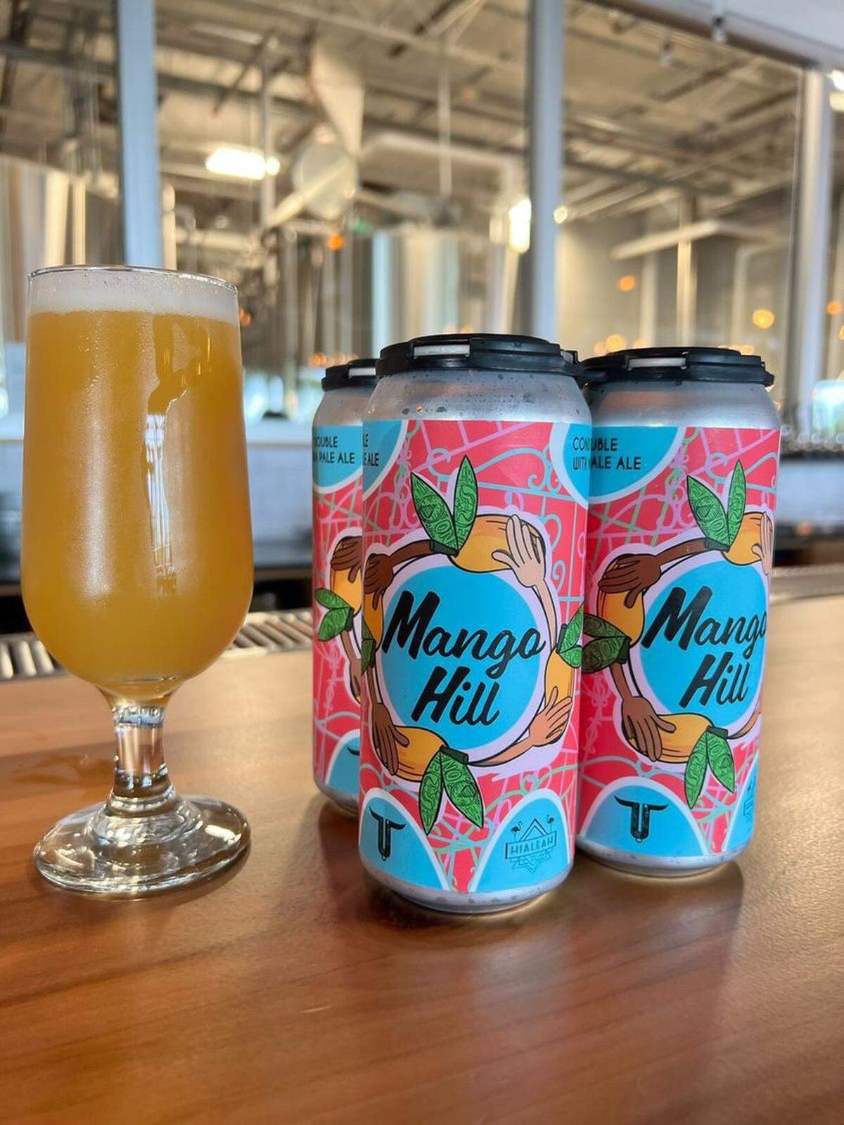 Mango Hill fue la primera cerveza edición especial de la serie que Unbranded Brewing Co. está produciendo en honor a los vecindarios más populares de Hialeah. Una IPA de sabor a mango con  8.5% ABV (alcohol por volumen)
