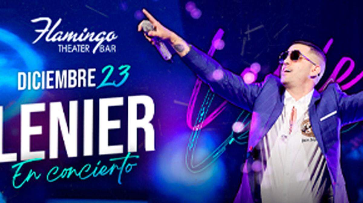 Lenier en concierto en Flamingo Theater Bar.