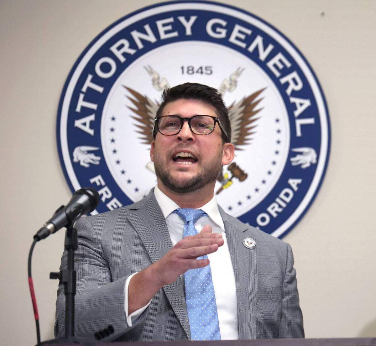 El fiscal general de la Florida, James Uthmeier. 