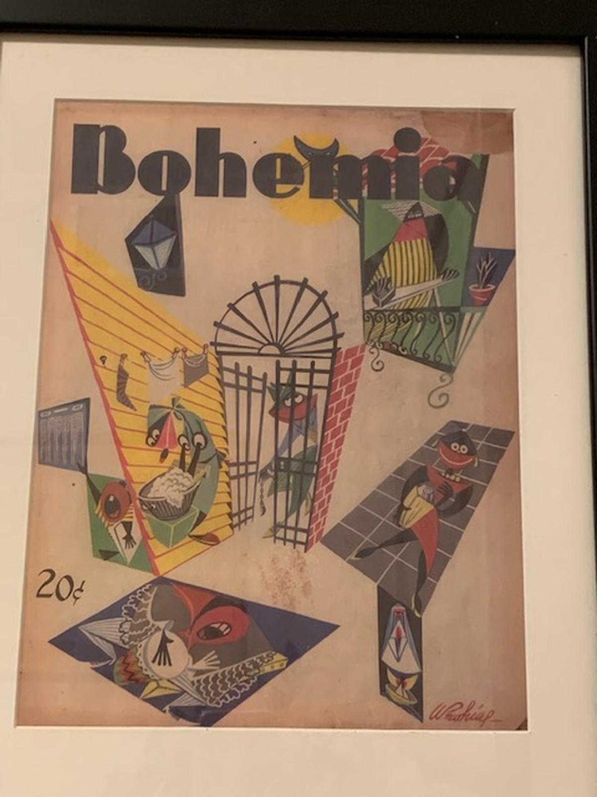 Una de las portadas de la revista Bohemia, diseñada por Prohías.