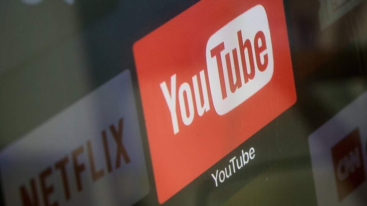 ISTANBUL, TURKEY - MARCH 23: The YouTube and Netflix app logos are seen on a television screen on March 23, 2018 in Istanbul, Turkey. The Government of Turkish President Recep Tayyip Erdogan passed a new law on March 22 extending the reach of the country's radio and TV censor to the internet. The new law will allow RTUK, the states media watchdog, to monitor online broadcasts and block content of social media sites and streaming services including Netflix and YouTube. Turkey already bans many websites including Wikipedia, which has been blocked for more than a year. The move came a day after private media company Dogan Media Company announced it would sell to pro-government conglomerate Demiroren Holding AS. The Dogan news group was the only remaining news outlet not to be under government control, the sale, which includes assets in CNN Turk and Hurriyet Newspaper completes the governments control of the Turkish media. (Photo by Chris McGrath/Getty Images)