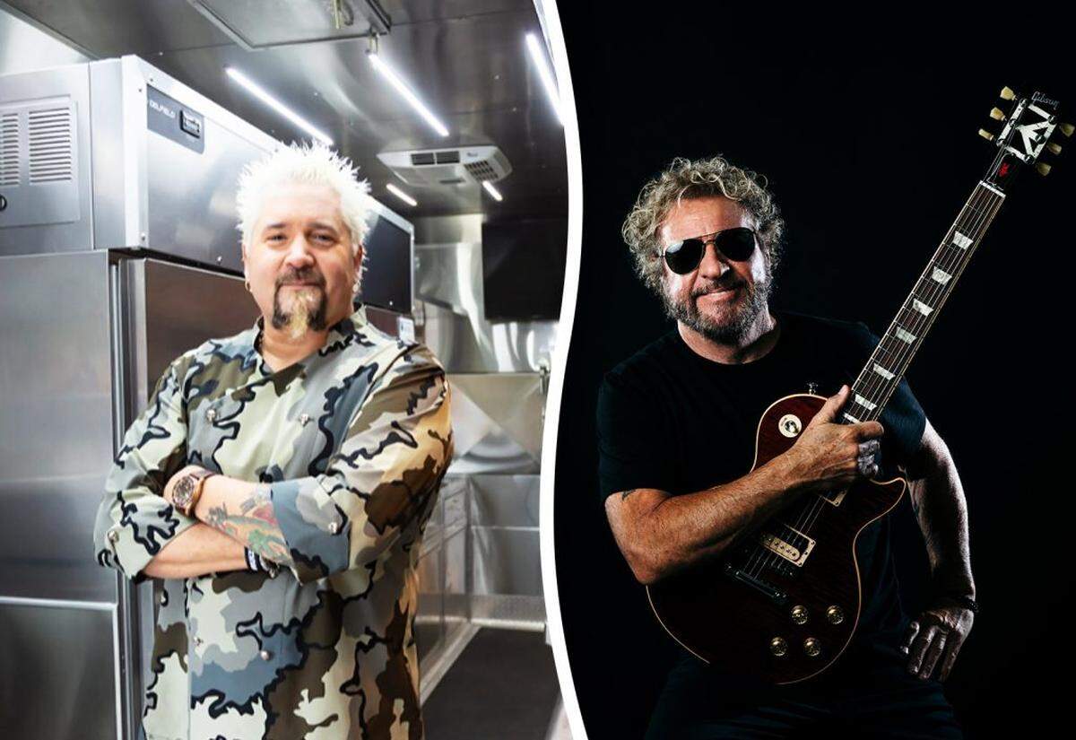 La mejor happy hour al atardecer, el viernes 21 de mayo de 5 a 7 p.m., está presentada por el energético chef Guy Fieri y la estrella de rock ganador del premio Emmy Sammy Hagar en The Deck, en Island Gardens, al aire libre.