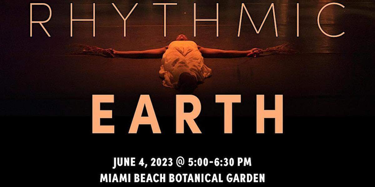 Peter London Global Dance Company presenta ‘Rhythmic Earth’ en el Jardín Botánico de Miami Beach.