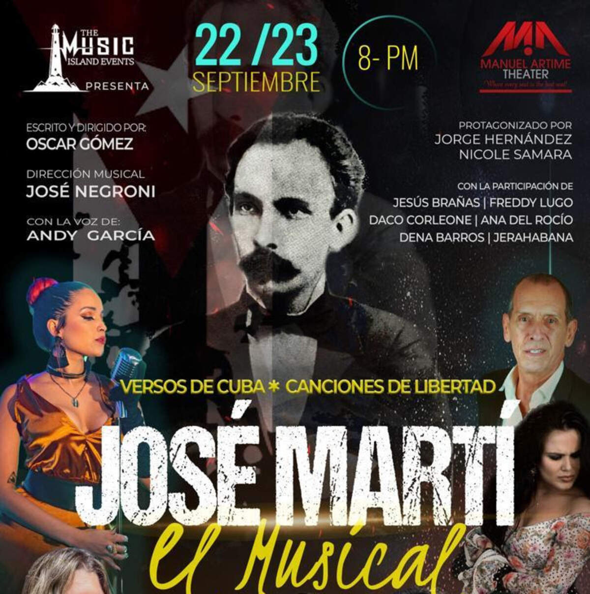 Concierto dramatizado sobre los “Versos Sencillos” de José Martí.