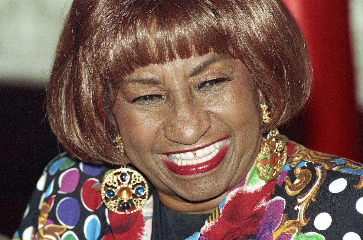 La cantante cubana Celia Cruz llegó a Bilbao con la mejor de sus sonrisas donde ofreció varios conciertos en 1993. 