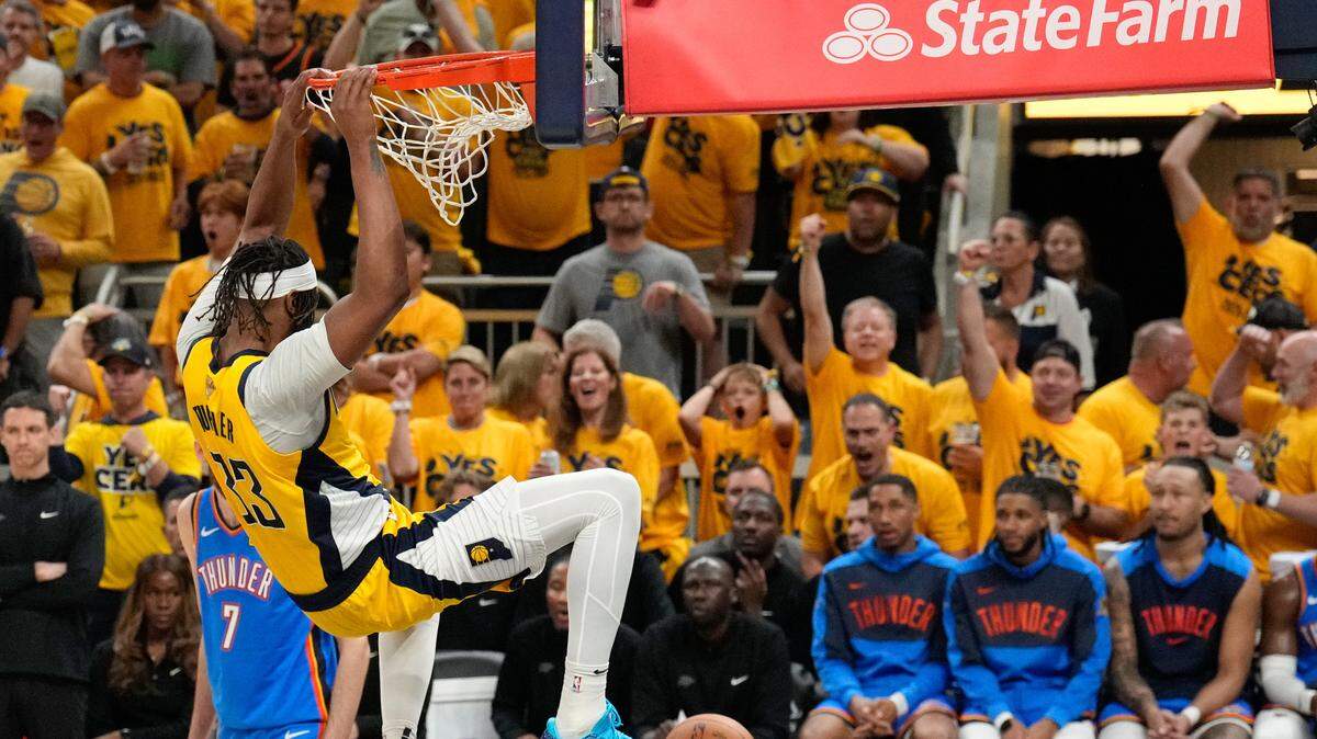 Los Pacers de Indiana machacaron este jueves 108-91 al Thunder de Oklahoma City y forzaron un séptimo y último partido de las Finales de la NBA, que se disputará el domingo.
