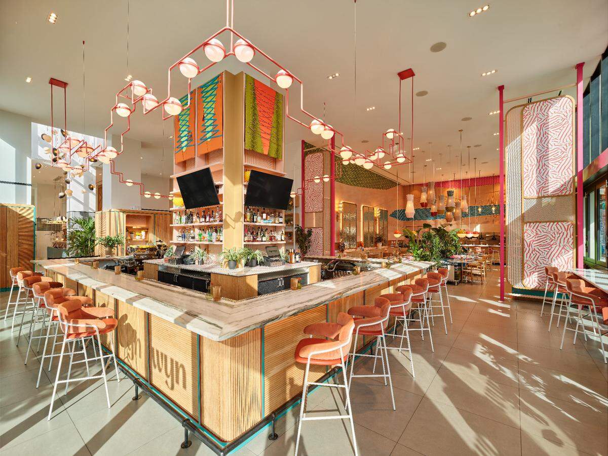 Bar de Wyn Wyn en el hotel Arlo Wynwood.