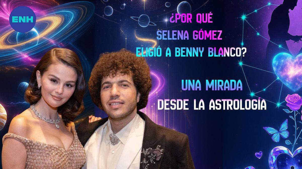 La relación entre Selena Gómez y Benny Blanco parece que fue escrita por las estrellas: ella con la sensibilidad de Cáncer y él con la energía soñadora de Piscis.