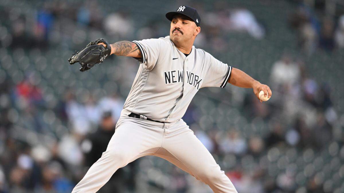El sweeper es un arma en el repertorio del zurdo cubano de los Yankees Néstor Cortés.