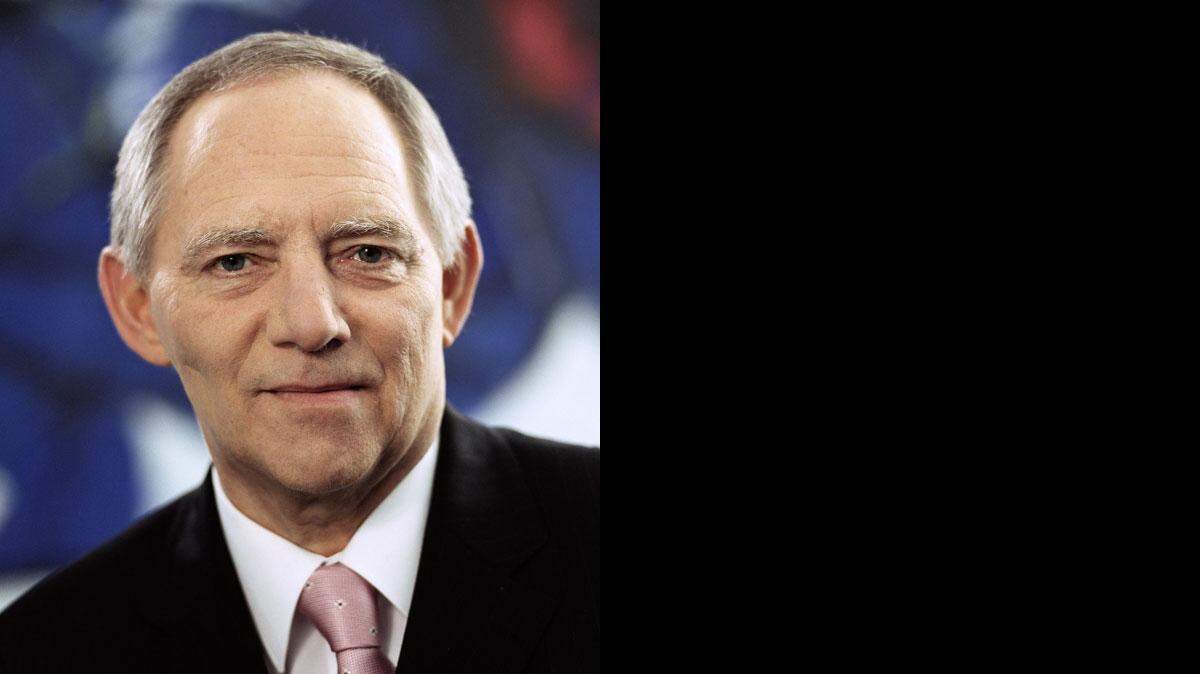 El ministro alemán de Finanzas Wolfgang Schäuble.